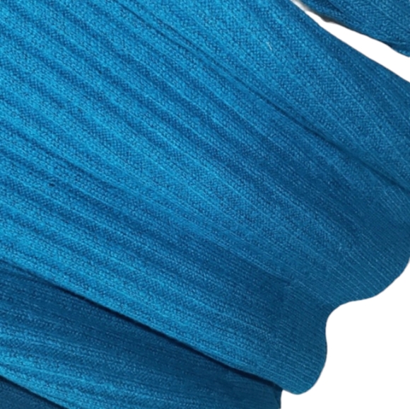 NWT CJ Banks Blouse Teal Green Long Sleeve Pullover Women's Size 2X - Picture 8 of 17